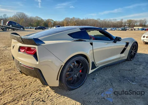 2019 Chevrolet Corvette Grand Sport 2Lt из США, поврежденный, VIN 1G1YY2D76K5116509